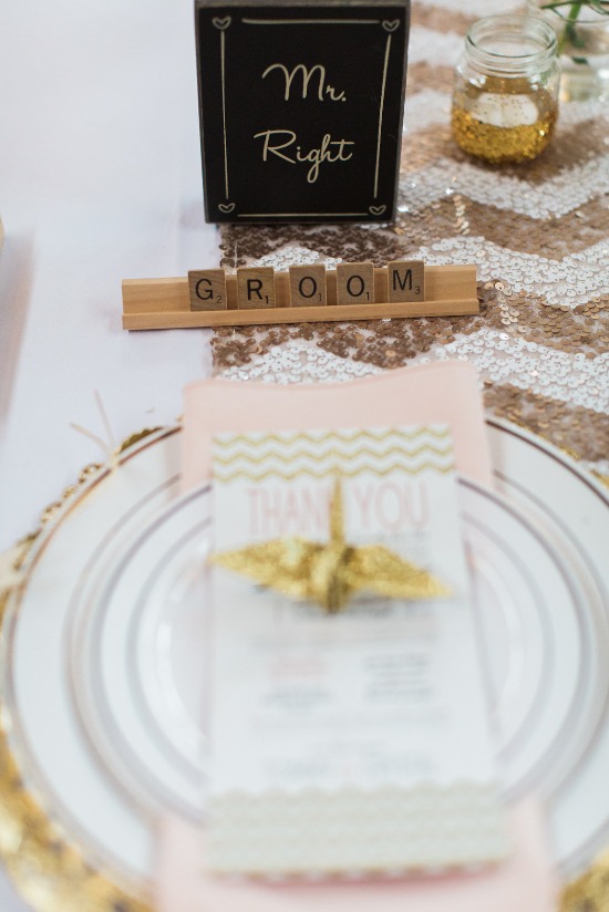 pink-and-gold-glittery-wedding