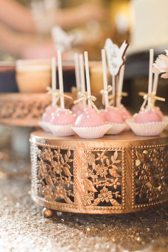 pink-and-gold-glittery-wedding