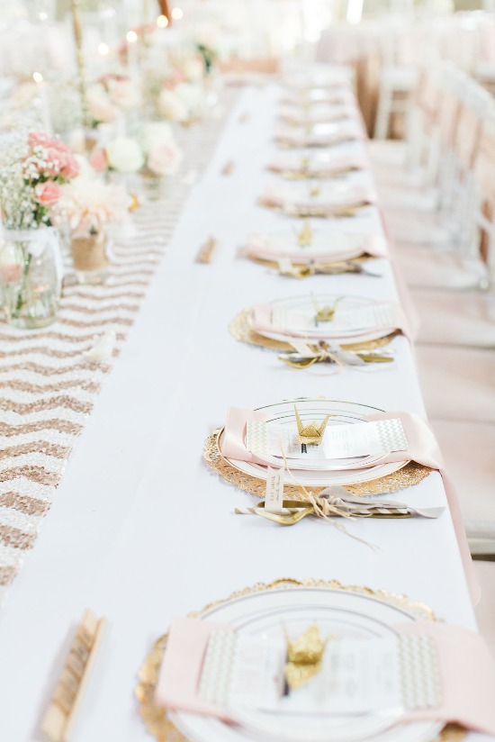 pink-and-gold-glittery-wedding