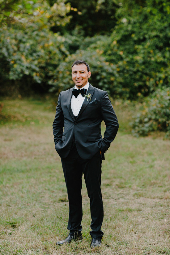 classic tuxedo groom look