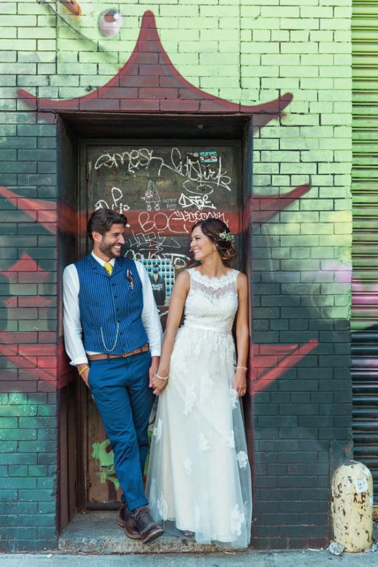 Graffiti wedding backdrop