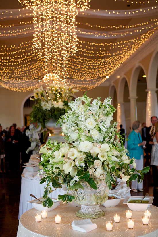Giant wedding floral arrangment