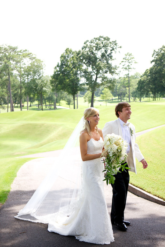 Southern White and Green Wedding