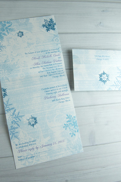 Wedding Invitations & Cakes For Cold Weather Weddings
