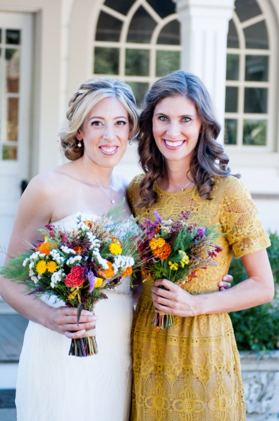 yellow-and-brown-diy-wedding