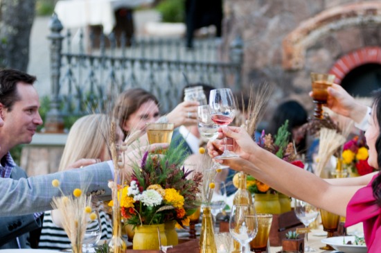 yellow-and-brown-diy-wedding