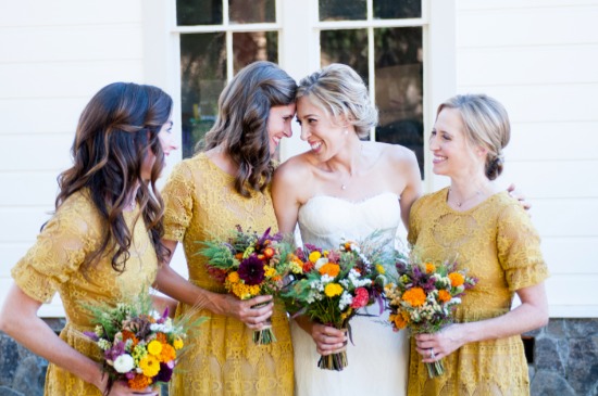 yellow-and-brown-diy-wedding
