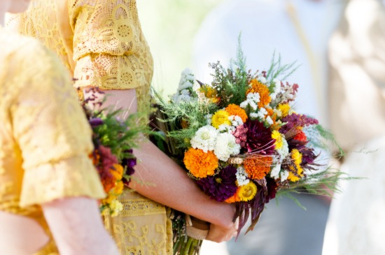 yellow-and-brown-diy-wedding