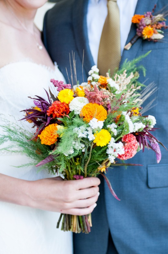 yellow-and-brown-diy-wedding