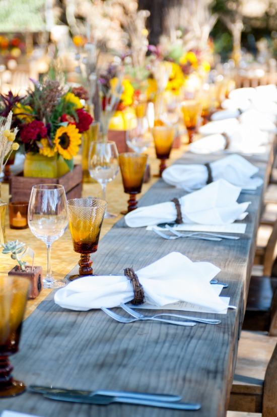 yellow-and-brown-diy-wedding