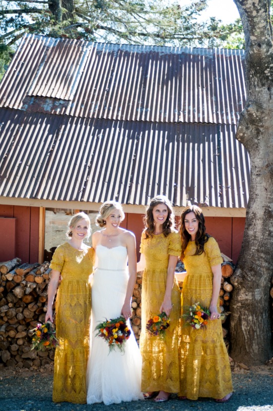 yellow-and-brown-diy-wedding
