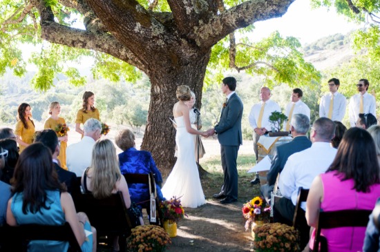 yellow-and-brown-diy-wedding