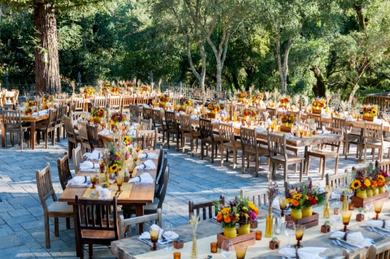 yellow-and-brown-diy-wedding