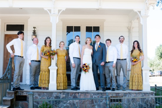 yellow-and-brown-diy-wedding