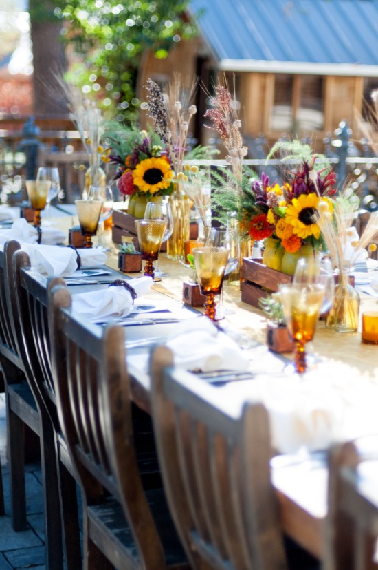 yellow-and-brown-diy-wedding