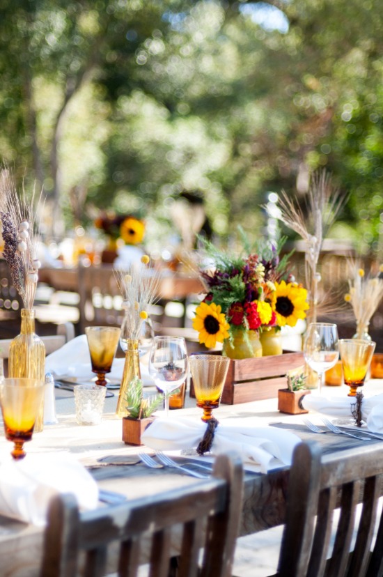 yellow-and-brown-diy-wedding