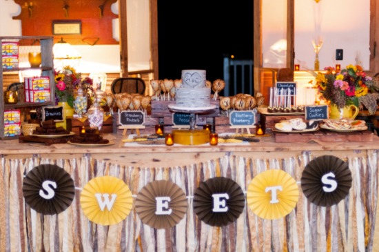 yellow-and-brown-diy-wedding