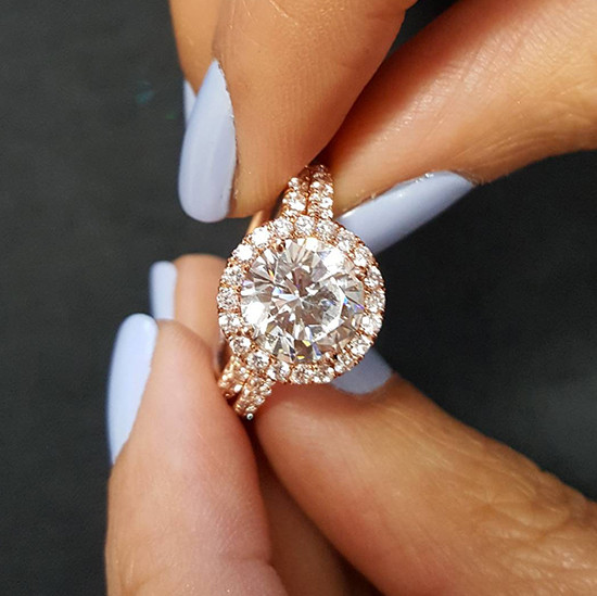Diamond Mansion Engagement Ring