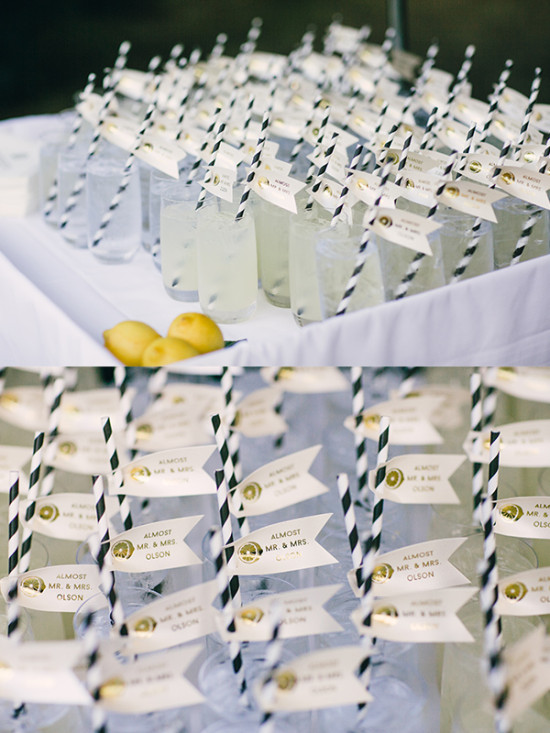 Ceremony lemonade idea for guests
