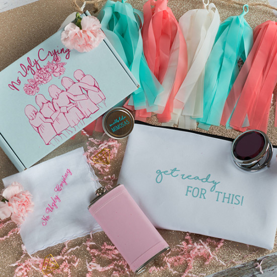 Bridesmaids Gift box from Klee Shay