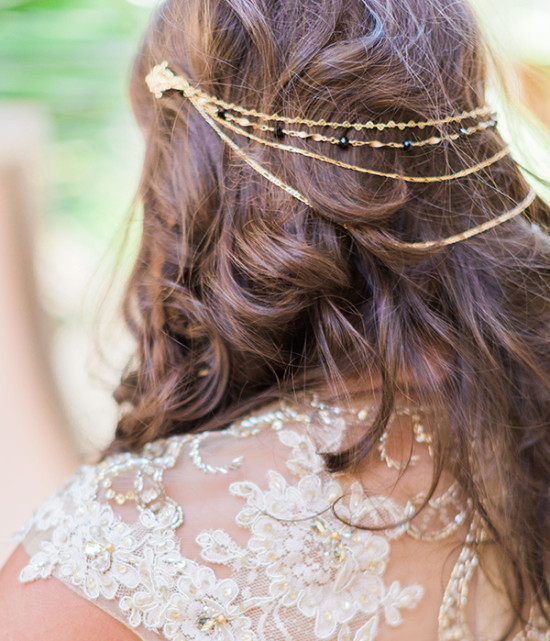 wedding hair chain accessory