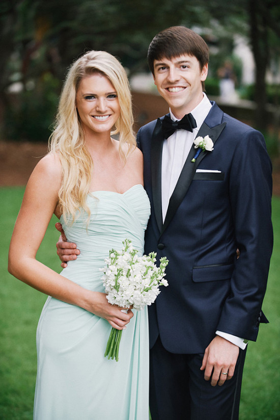 bridesmaid and groom attire
