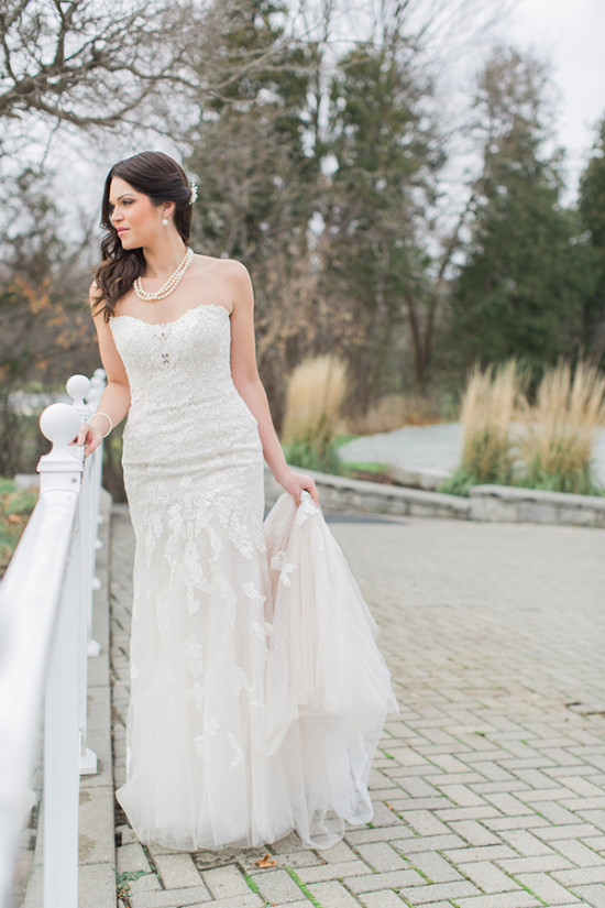 Bridal dress details