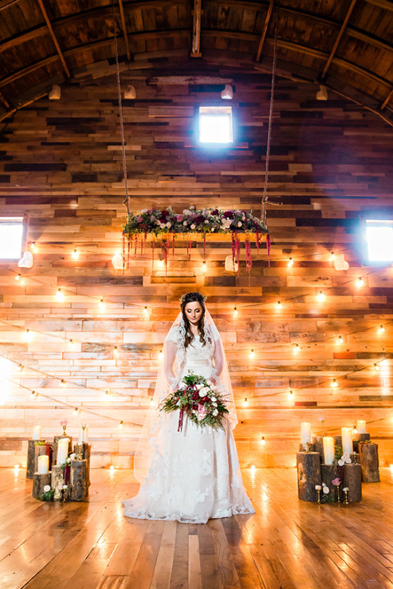 Twilight Rustic Barn Wedding