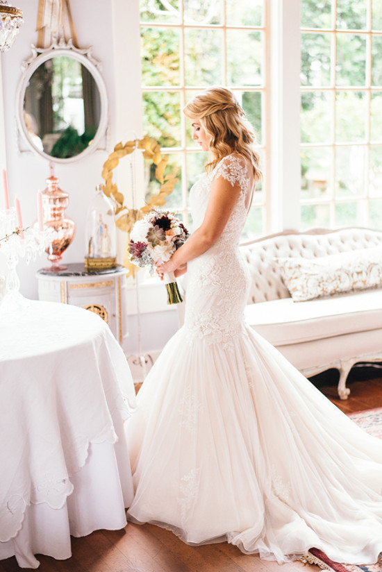 Vintage Chic Wedding at Dana Powers House