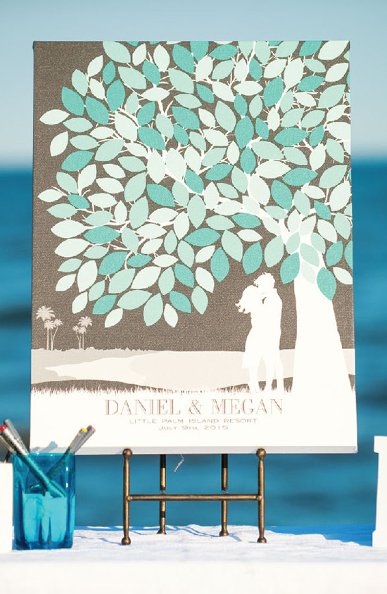 Art Print Wedding Guest Book From Paperramma