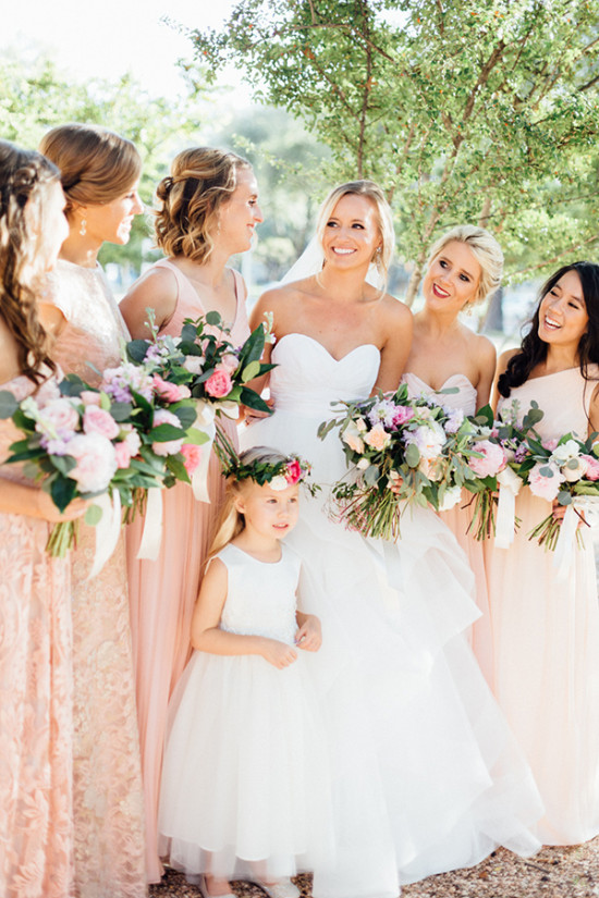 Beautiful Blush Texas Wedding