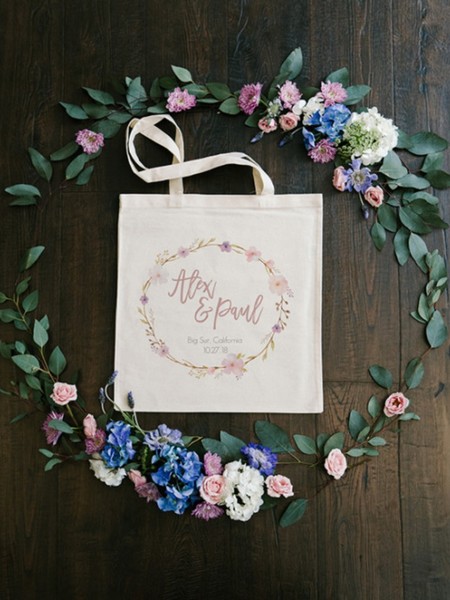Free Floral Wreath Bridal Shower Template