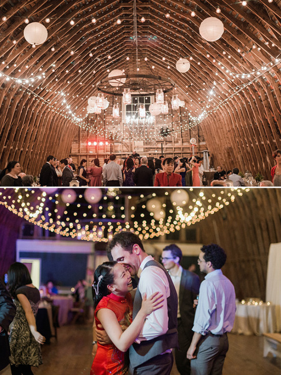 Barn wedding lighting ideas