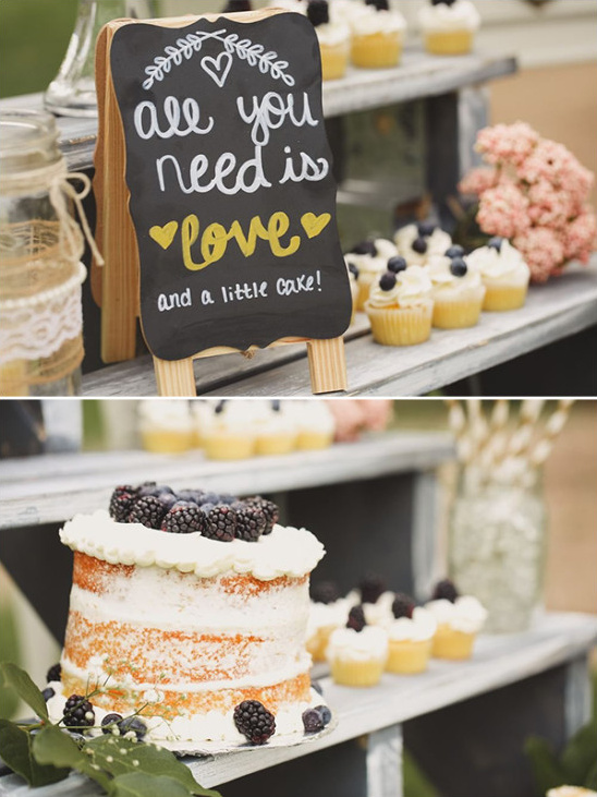 all you need is love and a little cake sign