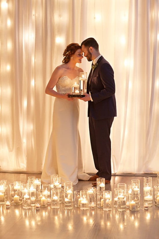 romantic wedding lighting