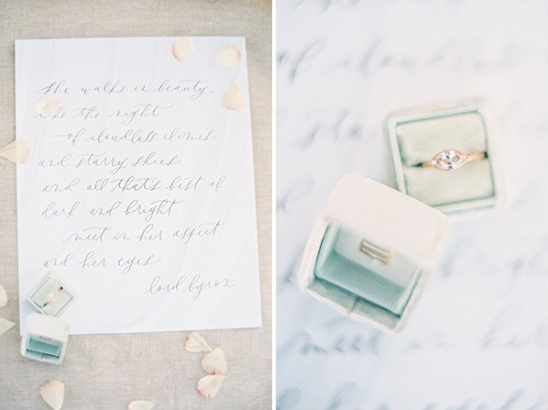 Wedding ring and vows