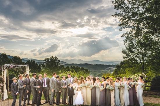 stylish-rustic-purple-and-white-wedding