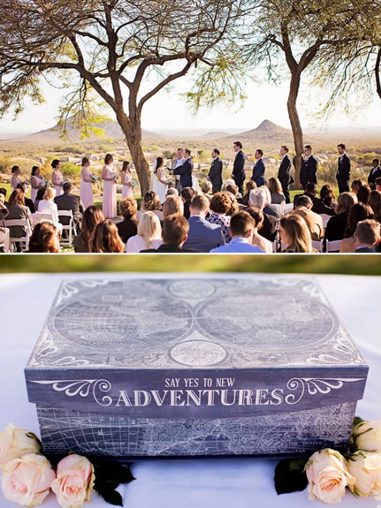 wedding ceremony and wedding box