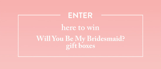 Will You Be My Bridesmaid Giveaway From Bijou candles