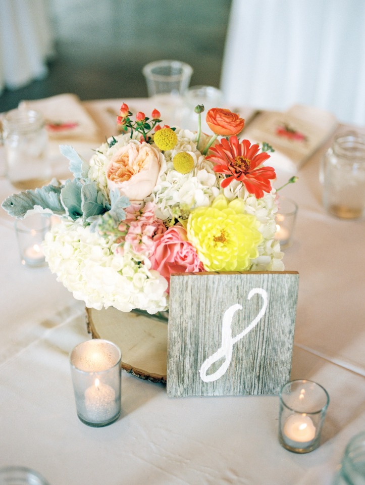 shabby chic table number idea