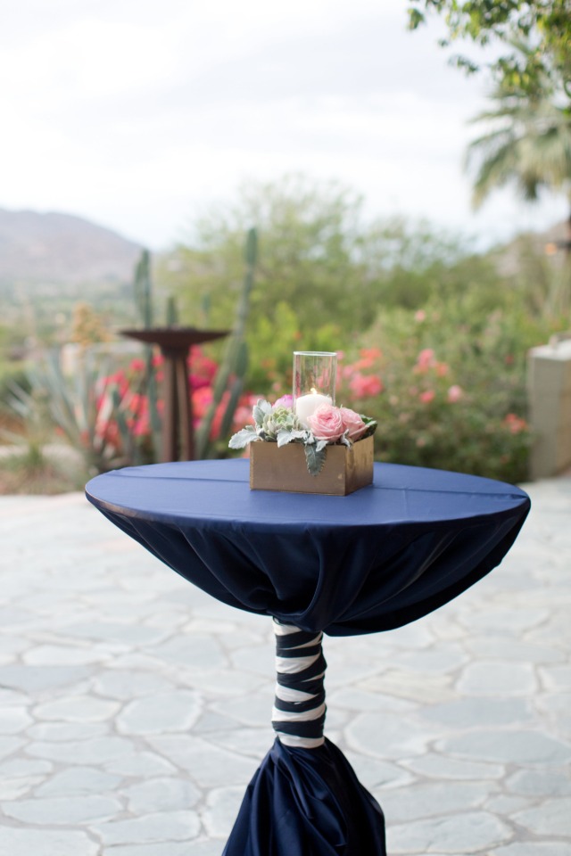 navy cocktail tables