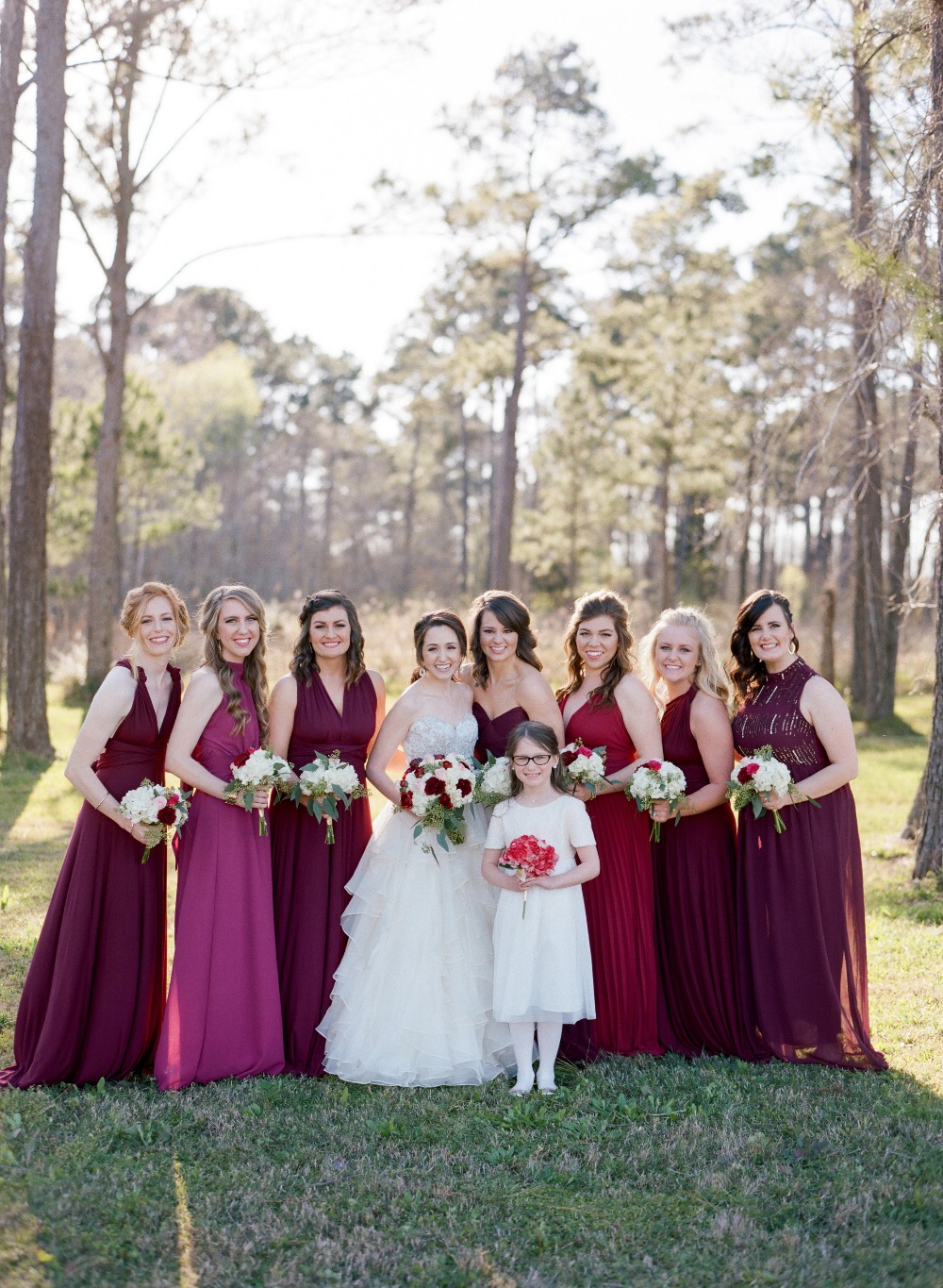 chic-maroon-and-gold-texas-wedding