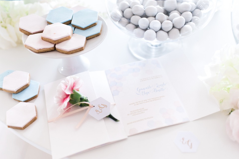 Pantone colors of the year wedding invitations