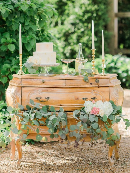 Gold and Blush Garden Party Wedding Ideas