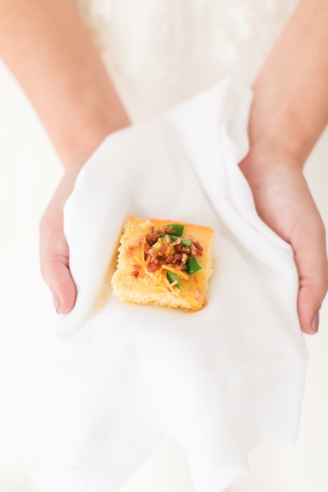 tasty wedding food with a southern comfort style