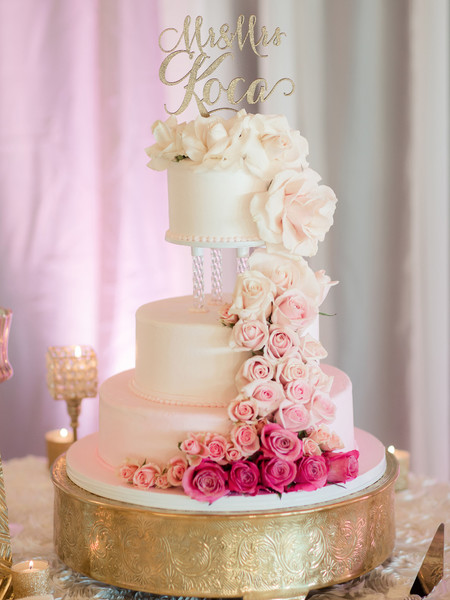 Sweet Pink And Gold Wedding