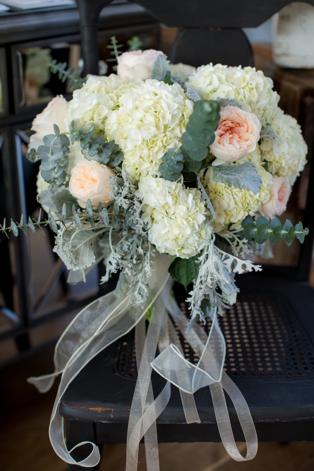 soft and romantic wedding bouquet