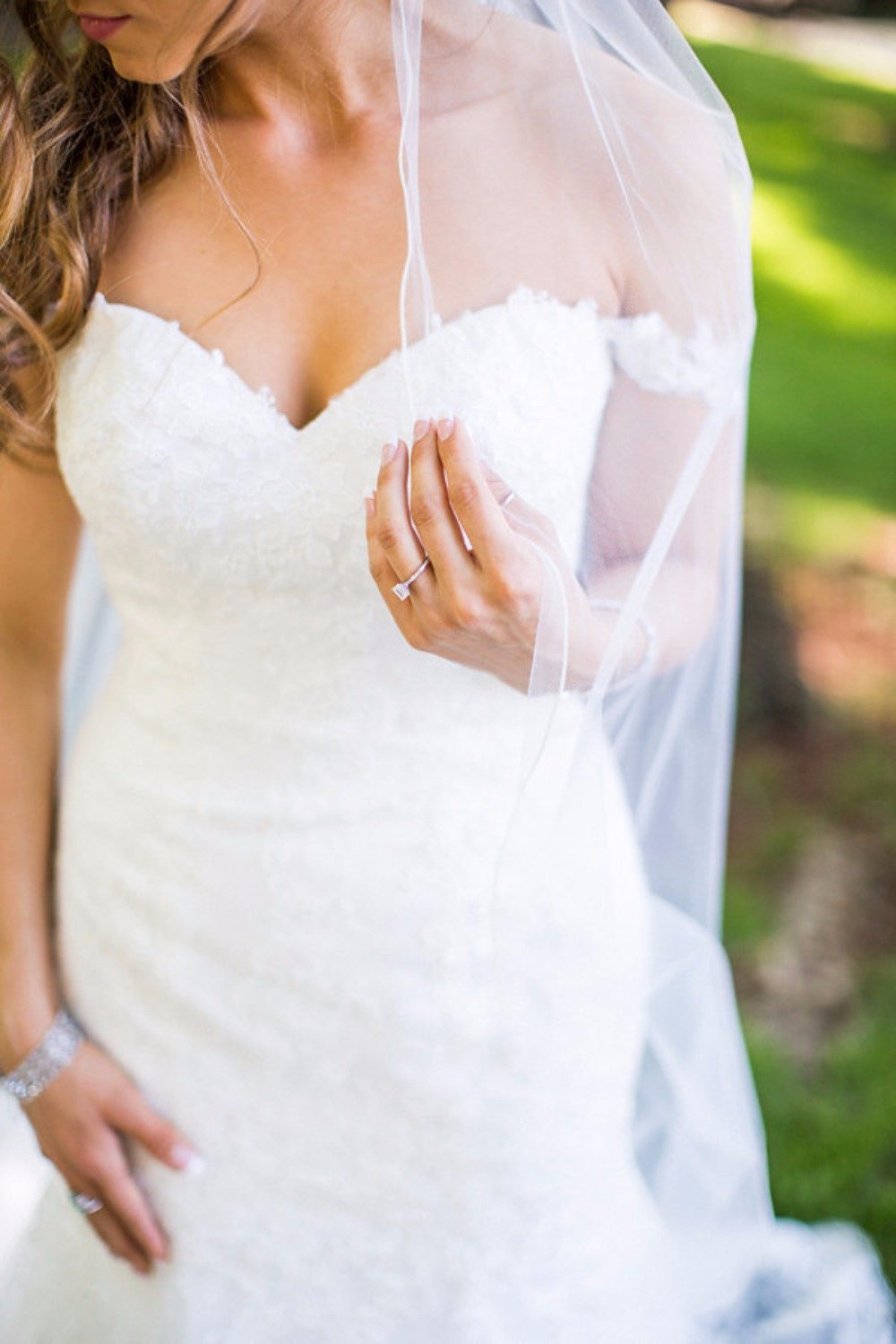 Bridal gown and details