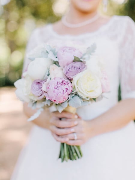 Purple Ombre Handcrafted Wedding