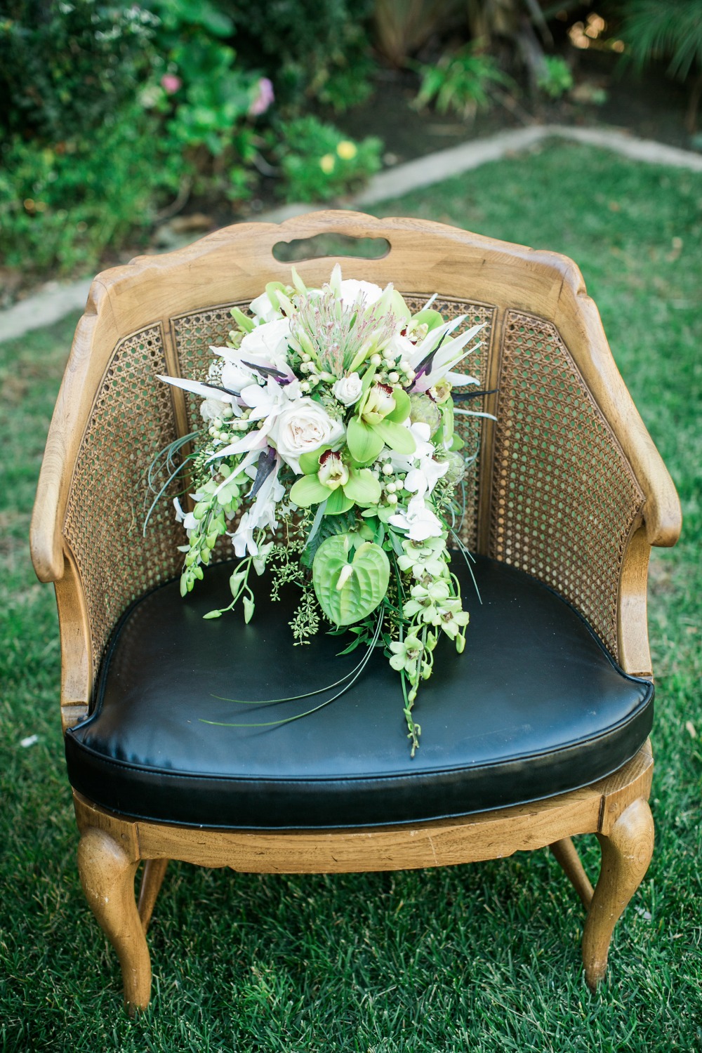 Tropical wedding bouquet